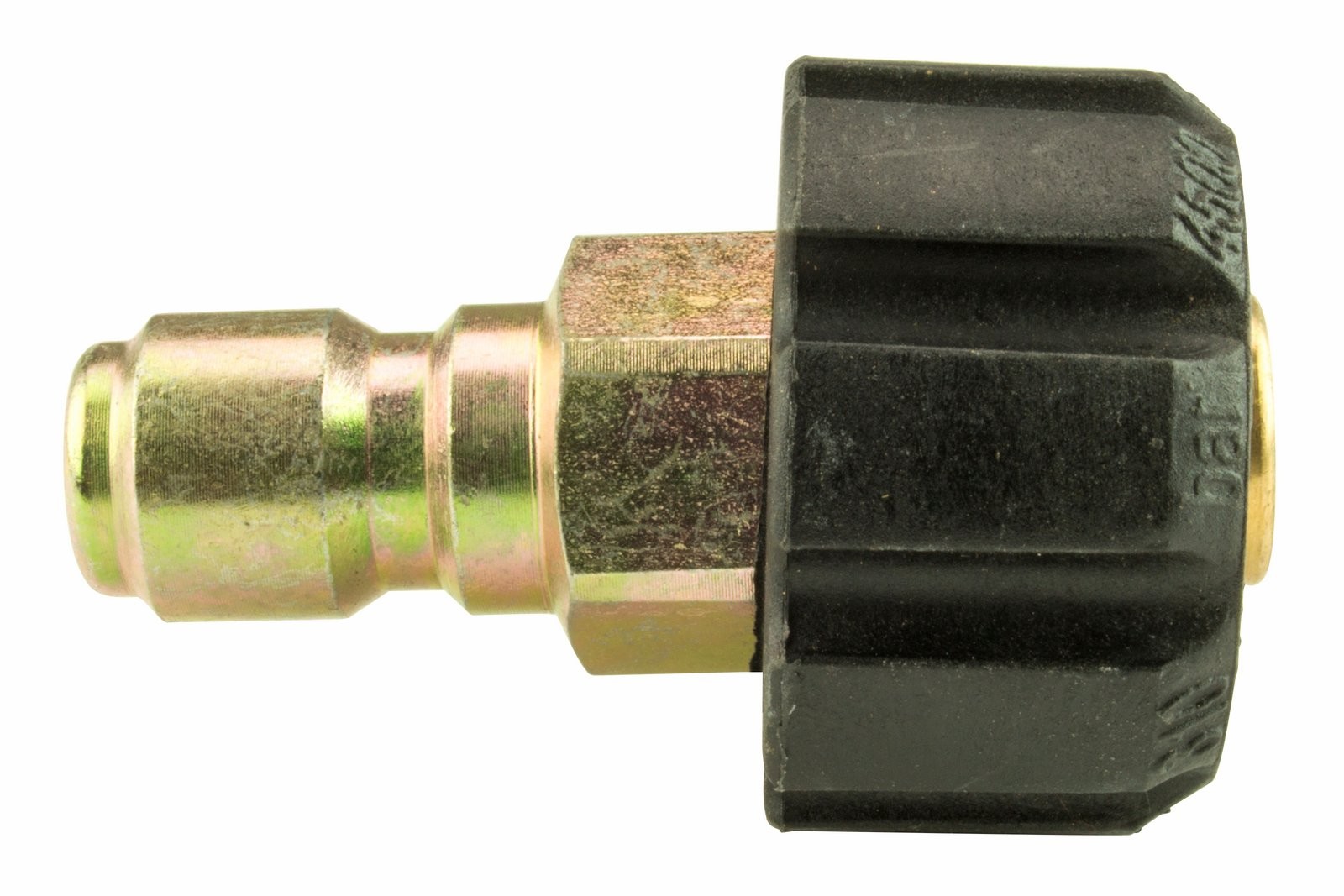 Erie Tools Brass 22mm x 3/8″ Twist Quick Connect Plug Pressure Washer Adapter