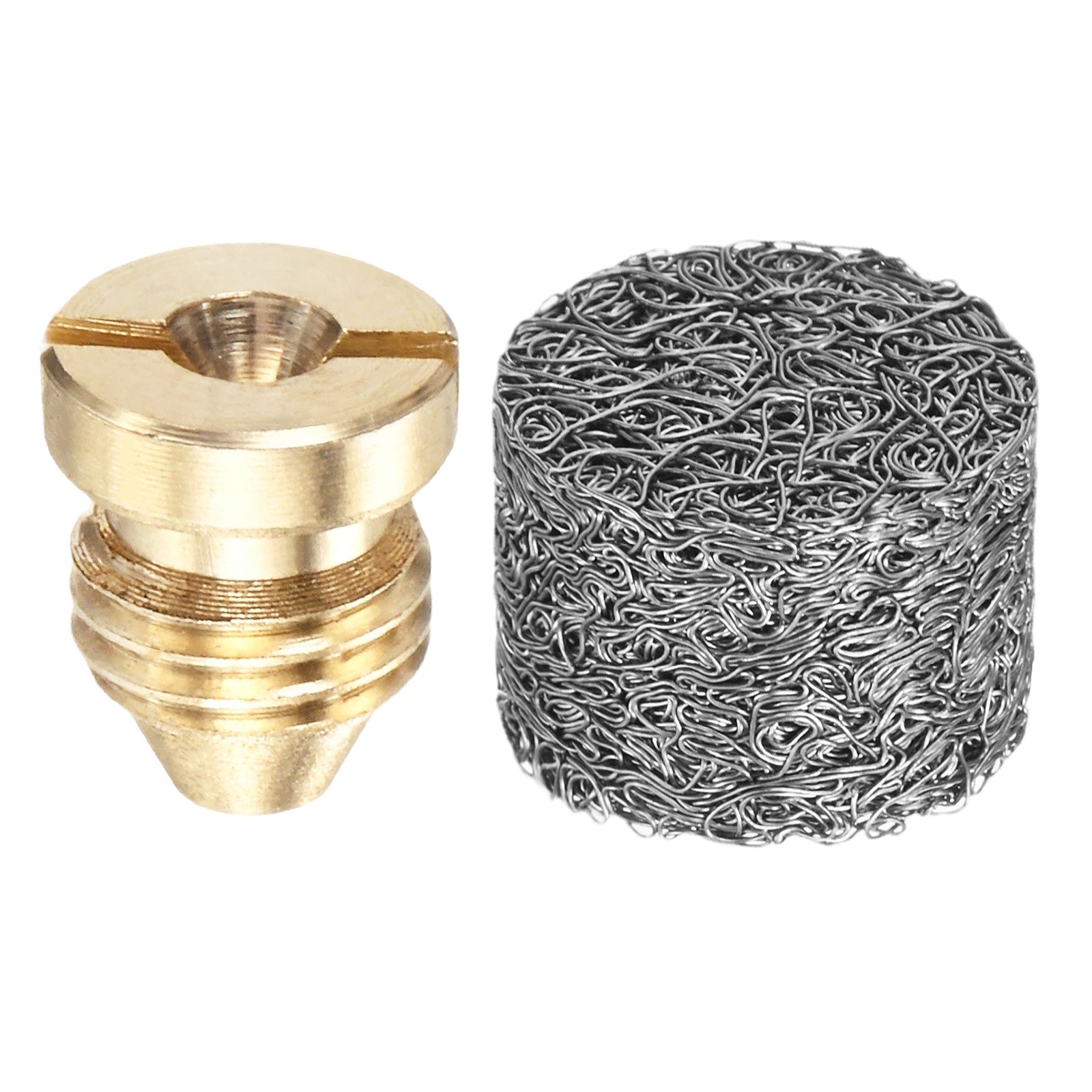 1-Set 0.8mm Copper Orifice Foam Cannon Nozzle and Single Layer Foam Maker Meshes