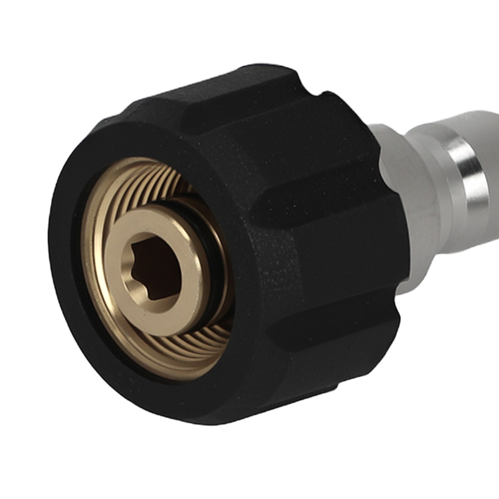 Brass Pressure Washer Adapter M22-14mm Female 3/8″ Quick Connect 5000 PSI