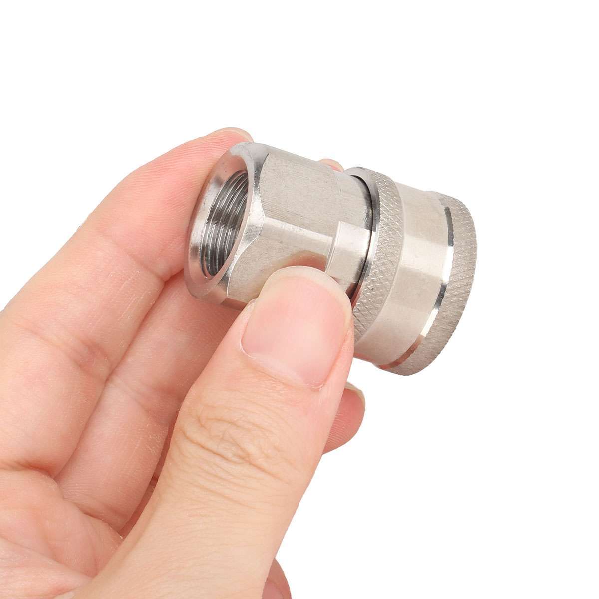 4Pcs 3/8″ NPT Stainless Steel Quick Connect Fitting Pressure Washer Adapter Set