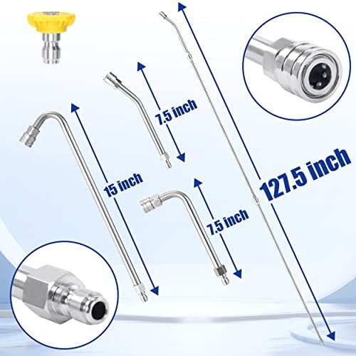 Pressure Washer Extension Wand – 120″ Upgrade Power Washer Lance – Pressure W…