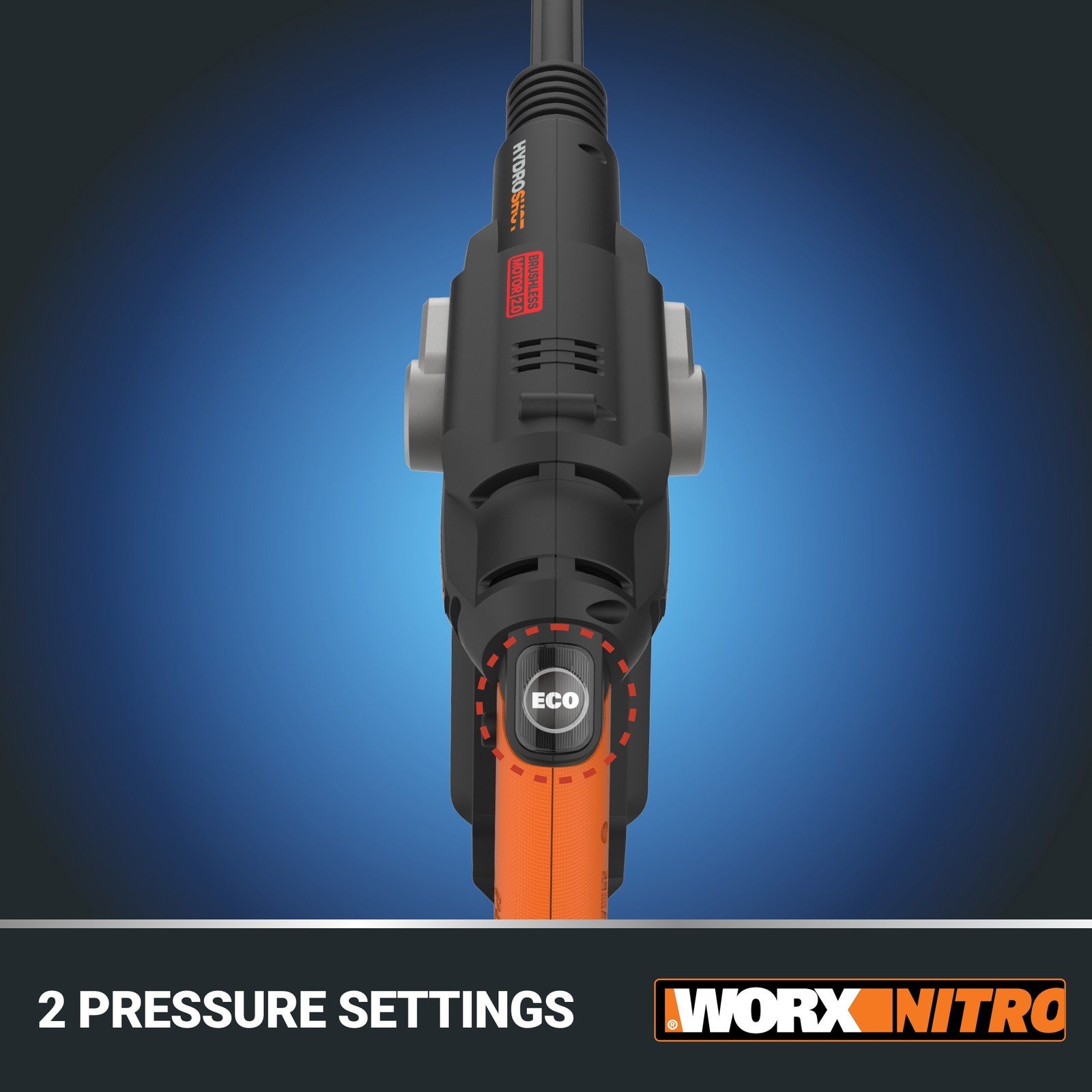 Worx Nitro Hydroshot 20V 710PSI Light-Duty Electric Pressure Washer (WG633)