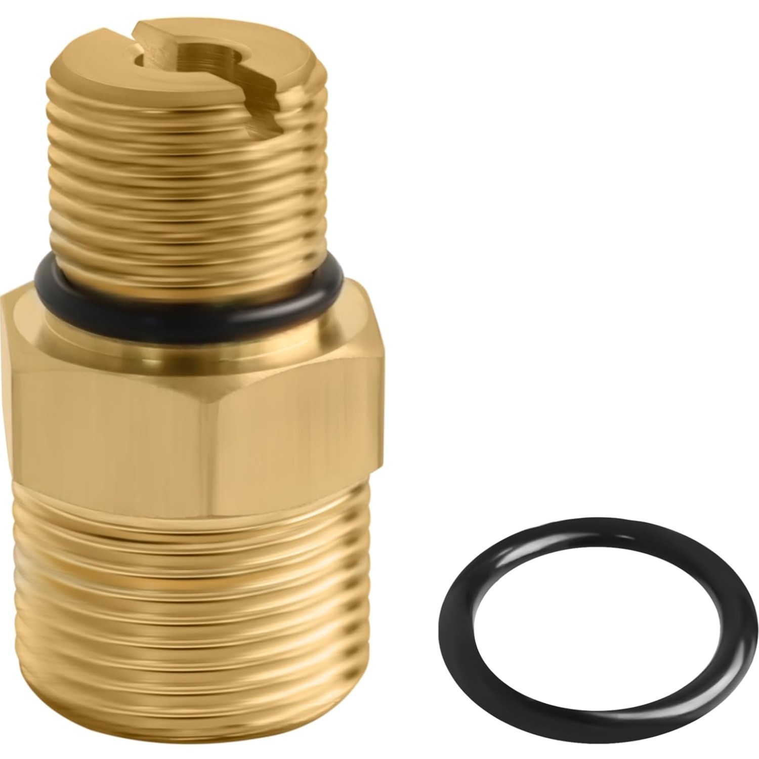 Outlet Connector Pressure Washer Pump Brass Fitting 3/8 Inch NPT