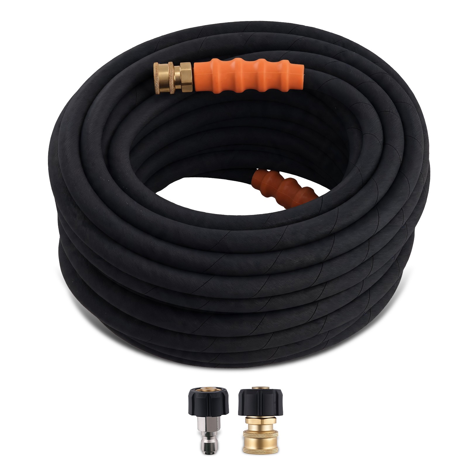 3/8″ Pressure Washer Hose 70FT 4800PSI Cold Hot Water Steel Wire Braid