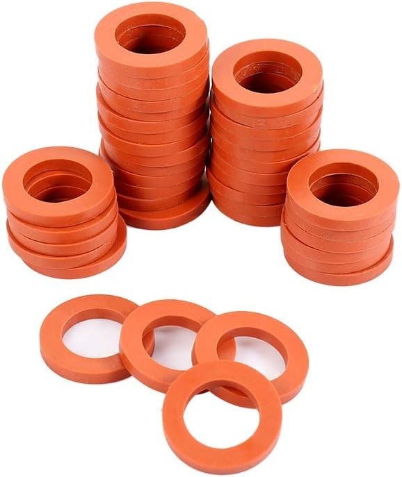 Reliable 40-Pack Heavy Duty Rubber Washers for All 3/4″ Garden Hoses