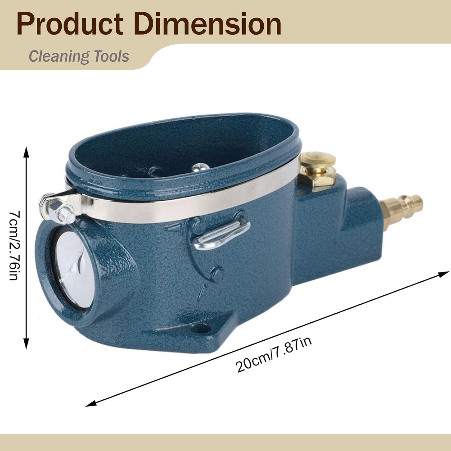 Electric Pneumatic Spark Plug Cleaner Air Sand Blaster Tool Car Spark Plug