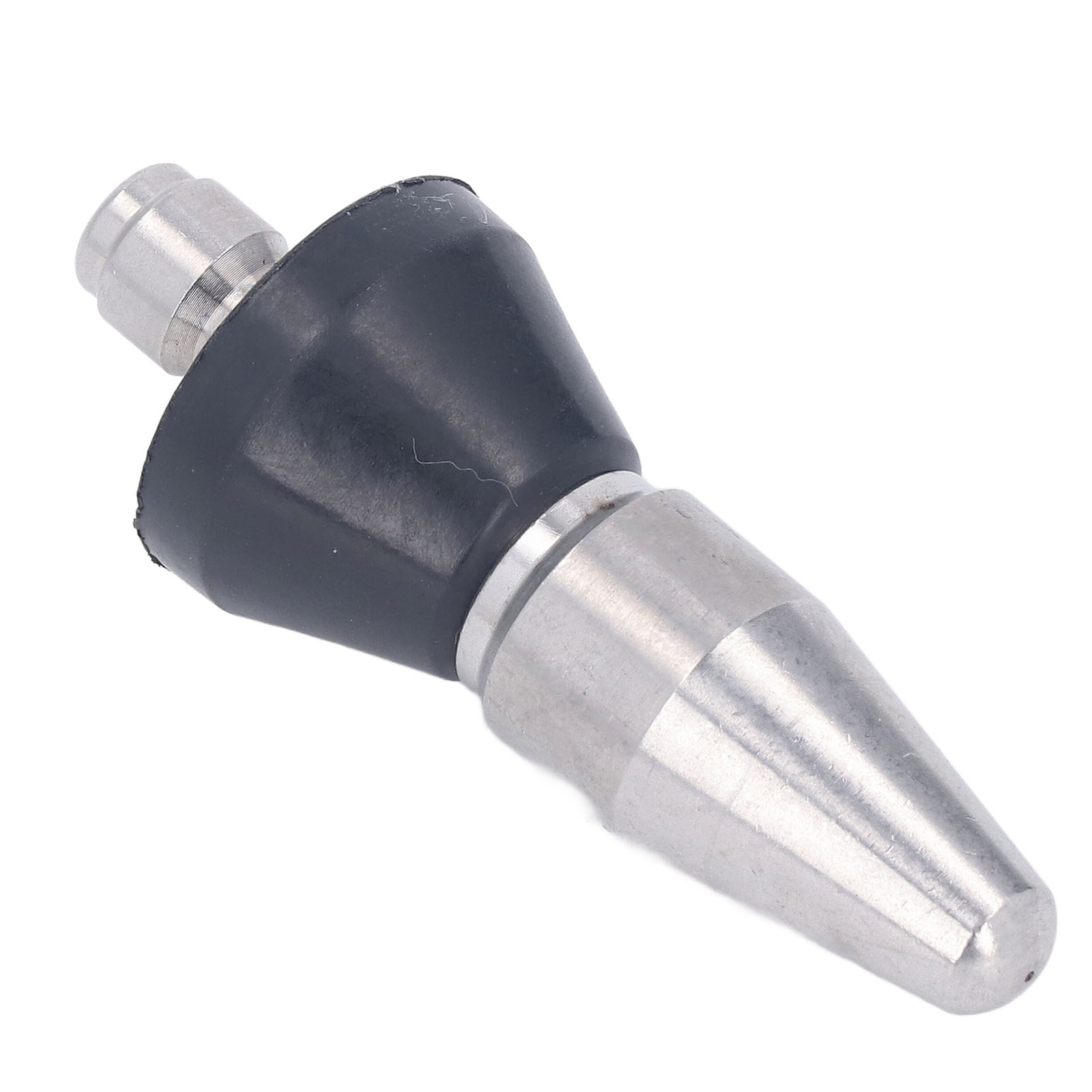 Pressure Washer Nozzle Pointed 5000PSI Large Head Rear 3 Holes 1/4in NPT