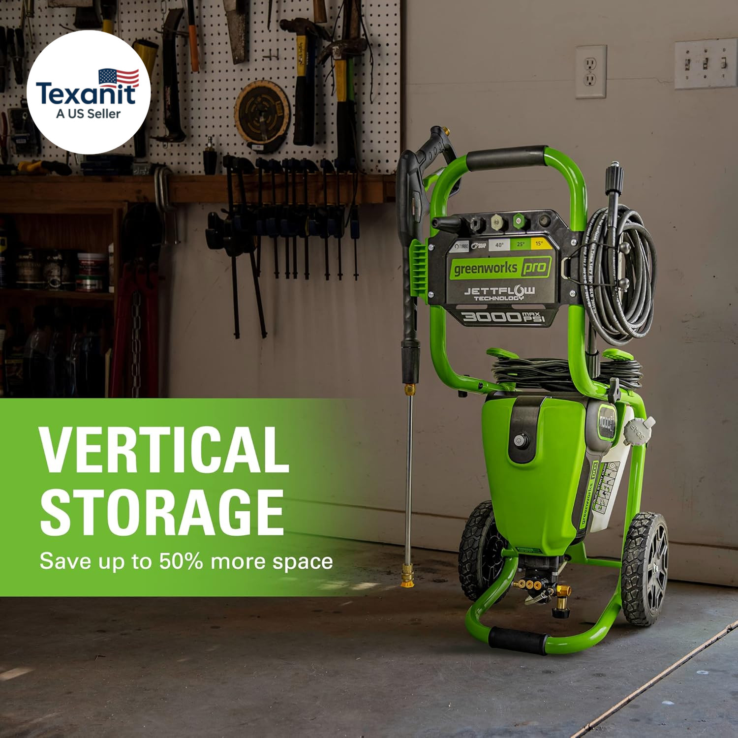 Pro Brushless 3000 PSI (CSA Certified) 2.0 Max / 1.1 Electric Pressure Washer (R