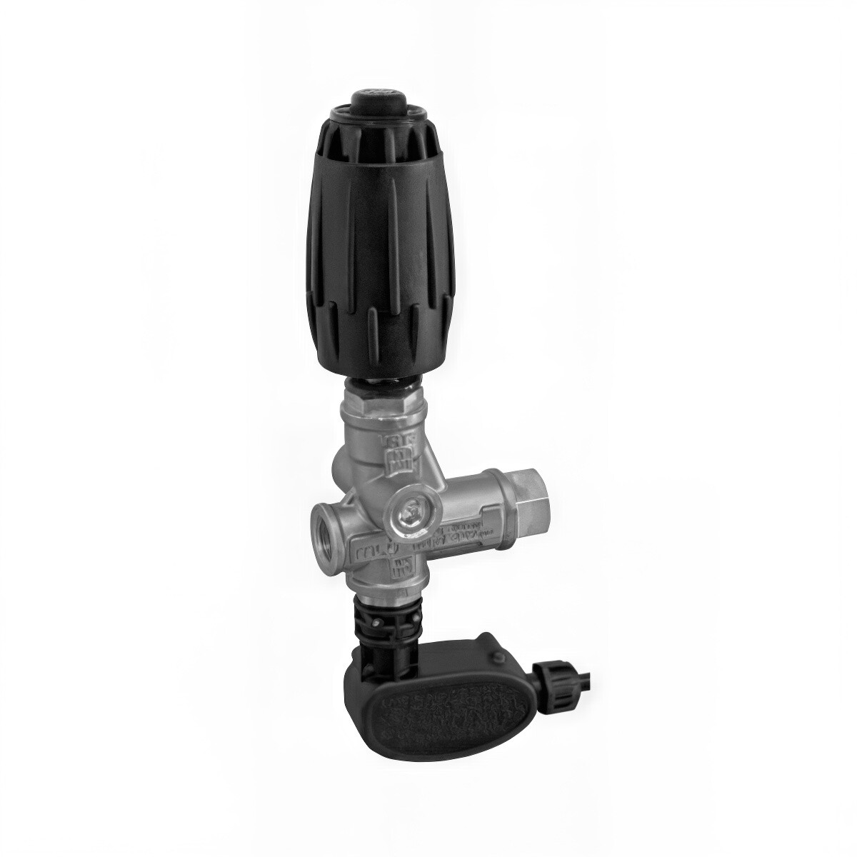 Mecline VRT3 Unloader Valve w/ Switch & Knob, Black, 4500 PSI 8.0 GPM