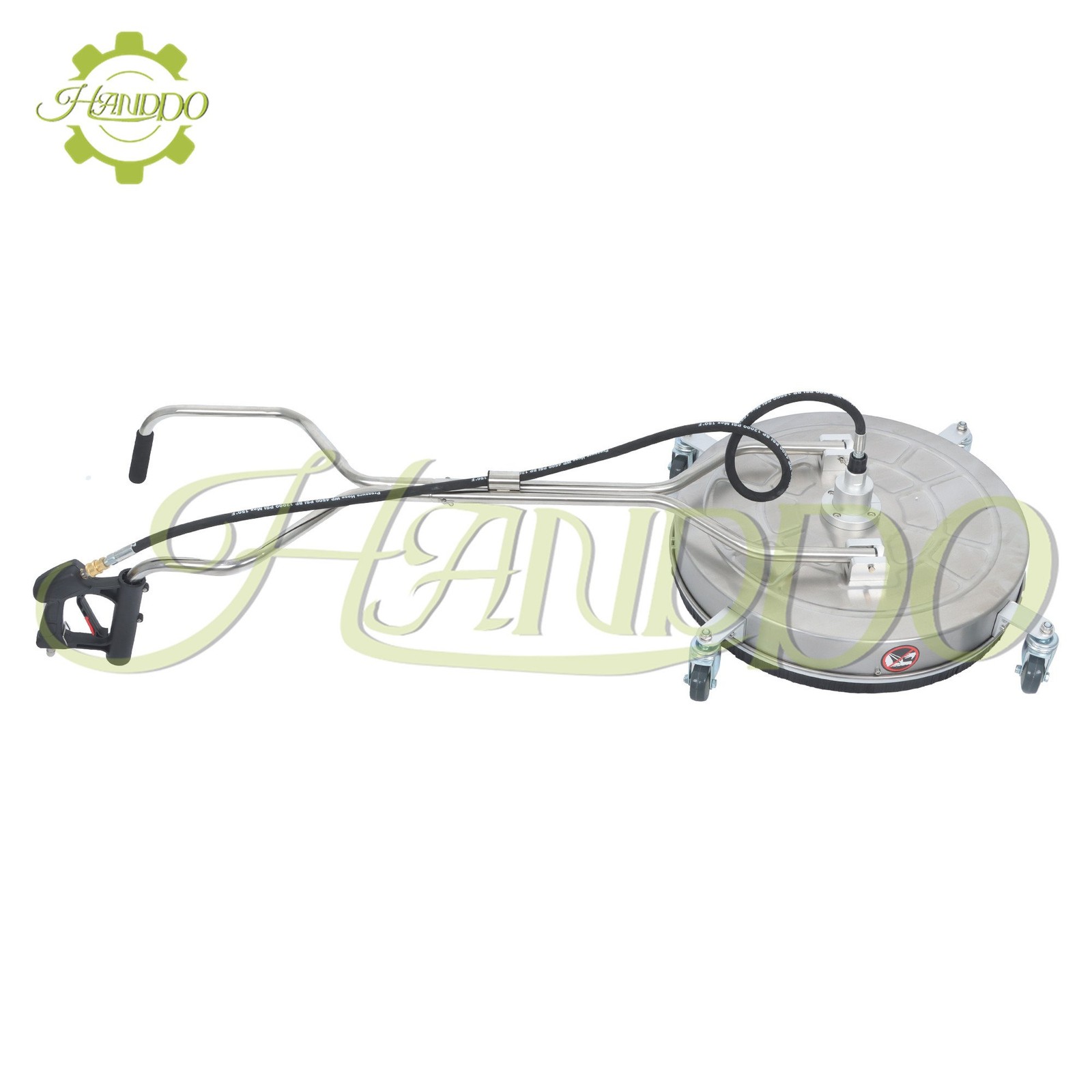 Pressure Washer 24″ Surface Cleaner w/ Handles & Wheels Quick Connect 6000 psi