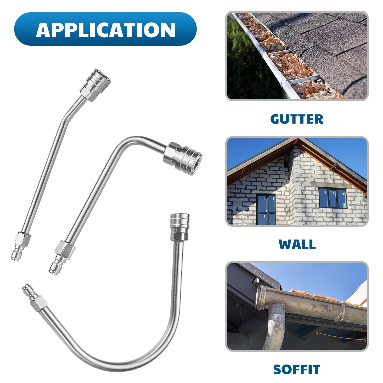 Pressure Washer Gutter Cleaner Attachment Pressure Washer Extension Wand Clea…