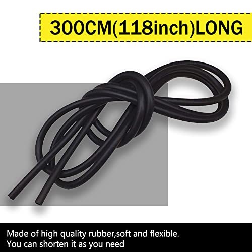 Windshield Washer Hose Kit, 3 Meter Washer Fluid Hose with 6 Pcs Hose T1