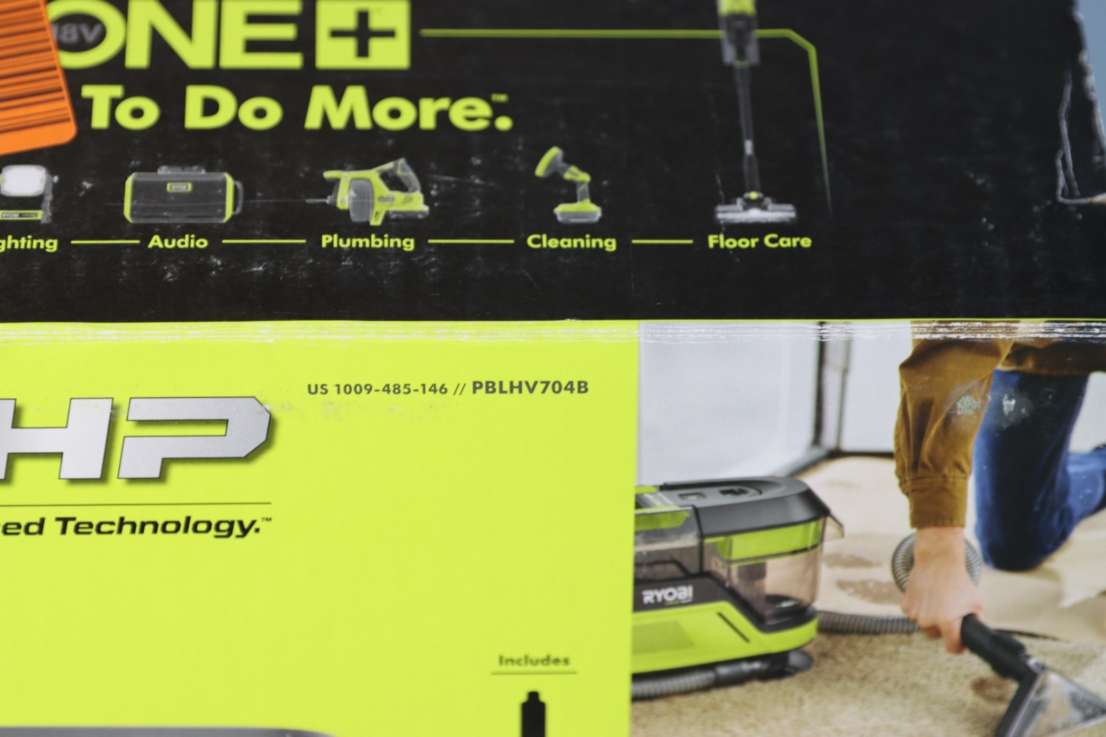 Very Used RYOBI 18V SWIFTClean Mid-Size Spot Cleaner Tool Only (MPBLHV704B)