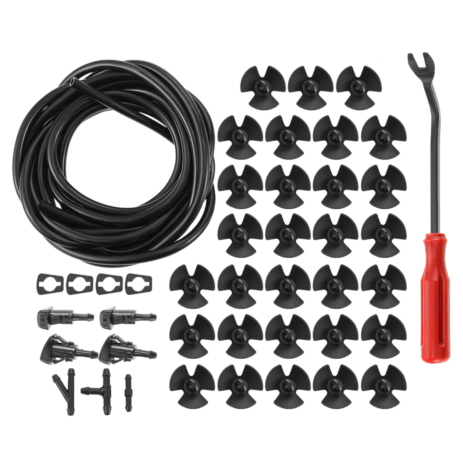 4Pcs Car Windshield Washer Nozzles Kit 4805742AB for Dodge 2008-2011 Avenger