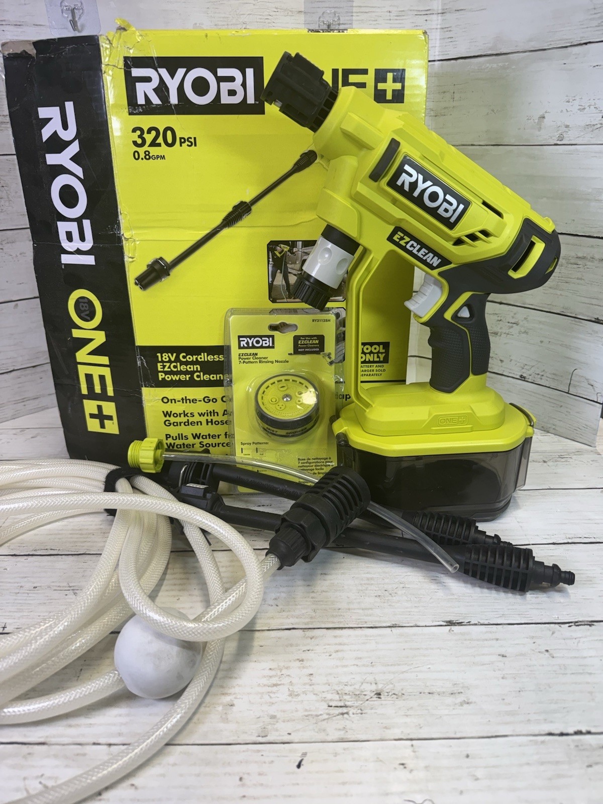 Ryobi 18V One+ EZ Clean RY120350VNM Pressure Washer 320 PSI Free Gift Included