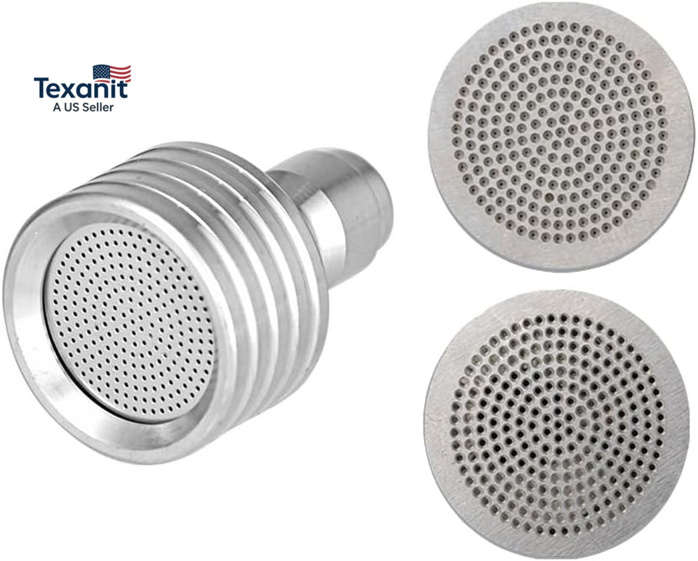 Pressure Washer Tips Spray Nozzle Soft Rain Shower Head Sprinkler with 1/4 Quick