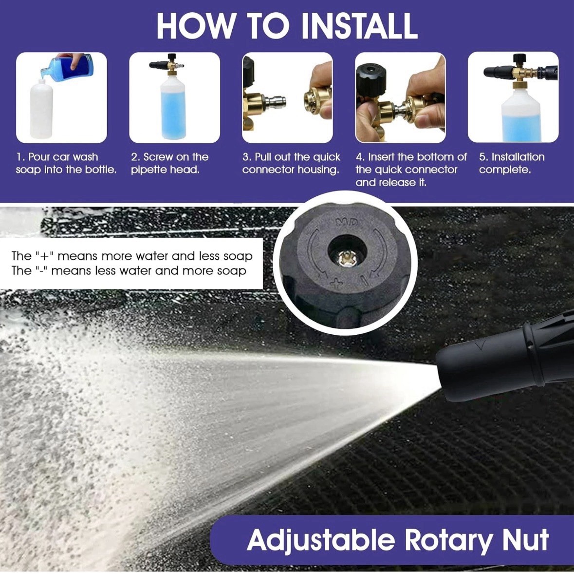 SM Arnold Speedy Super FOAMER – Multi-Purpose Foam Cannon for Cleaners