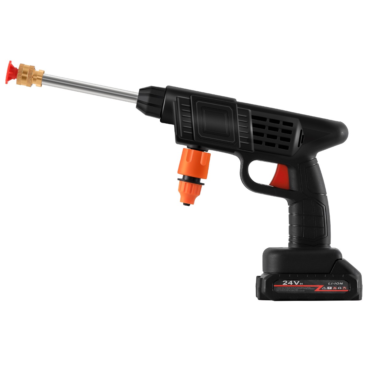 Cordless Portable Electric Water Spray Gun and Hose Car Washer Cleaner Tool 260W