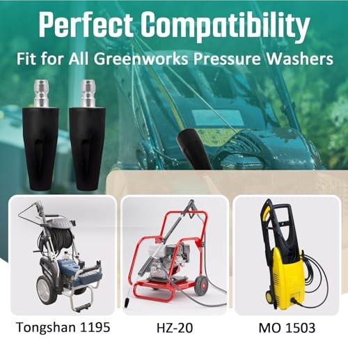 2000 PSI Turbo Nozzle Pressure Washer Greenworks Compatible Quick Connect
