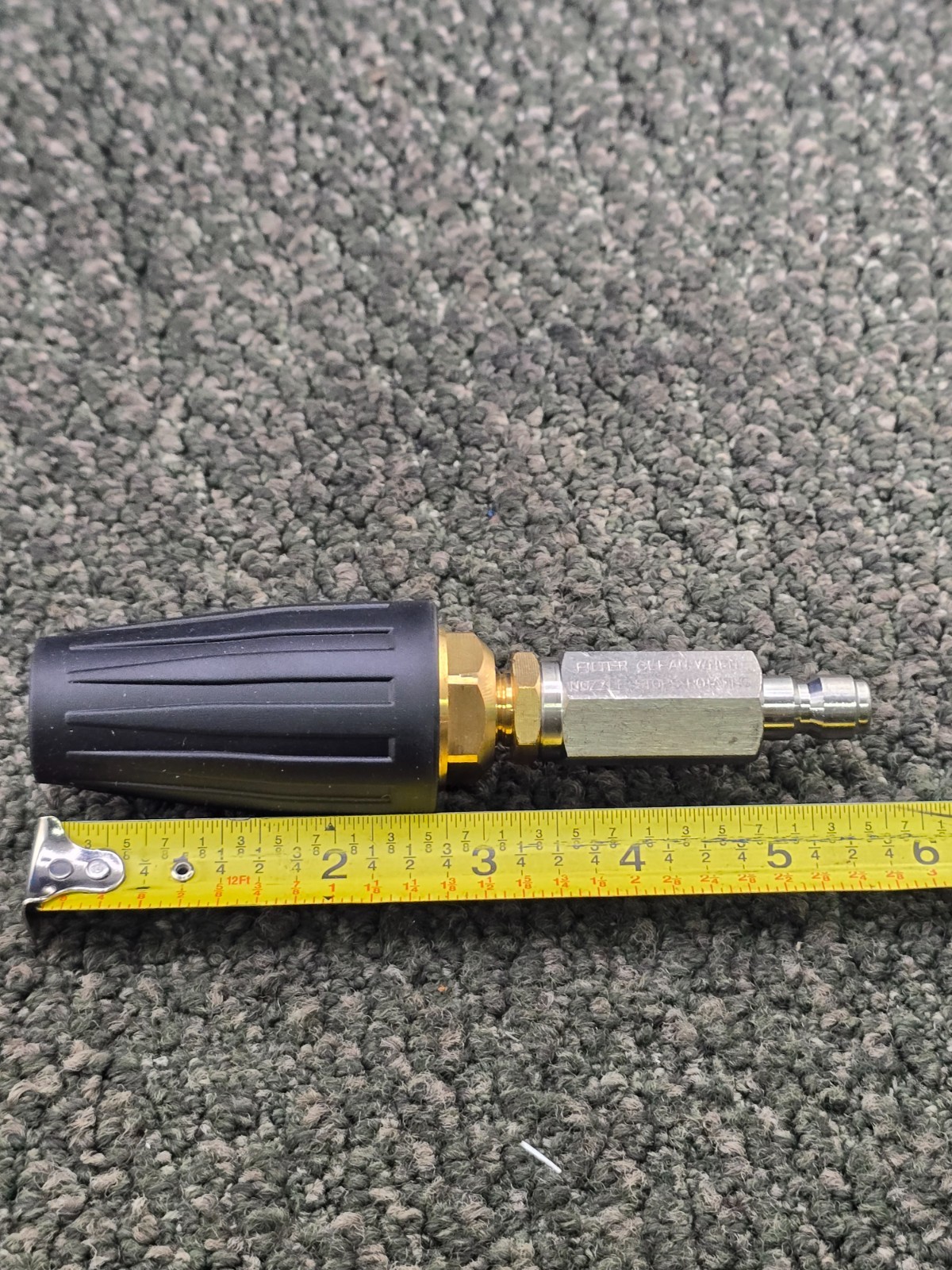 VORTEXX 850TY7: Pressure Washer Spray Nozzle 4 Nozzle Size 4,000PSI 5 GPM Rotary