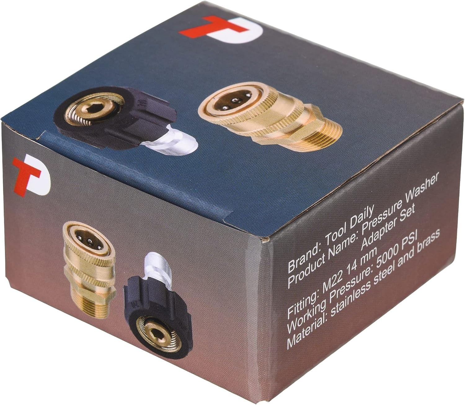 M22 14mm to 3/8″ Quick Connect Adapters for 5000 PSI Pressure Washers