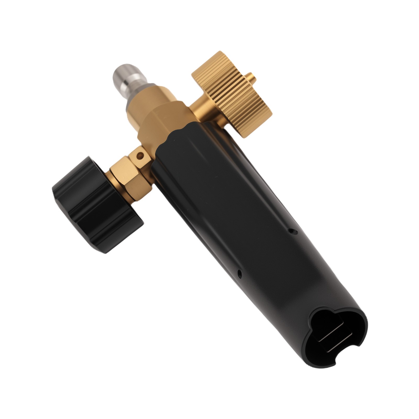 Snow Foam Lance Cannon 1/4″ Quick Connect 5 Nozzle Tips Car Wash Gun with Bottle