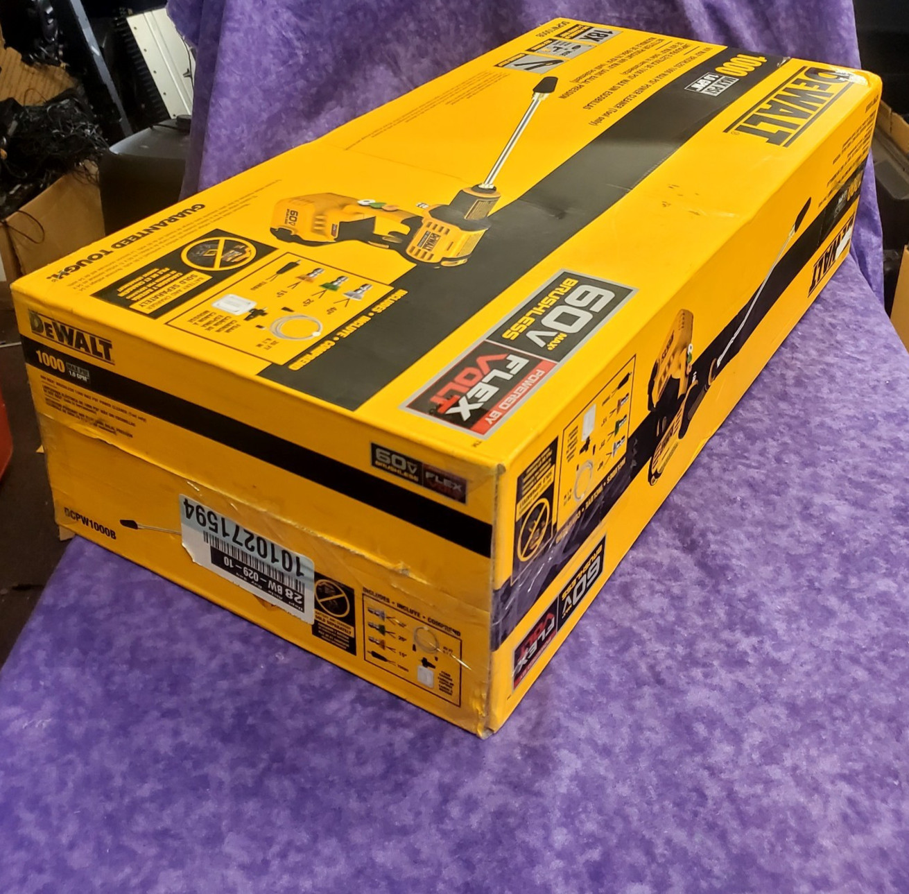 💥NEW SEALED💥DEWALT DCPW1000B 60V FLEXVOLT 1000 PSI CORDLESS PRESSURE WASHER