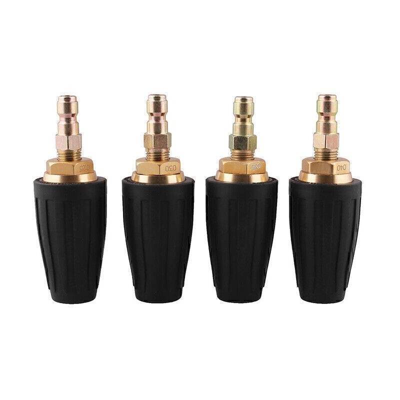 1/4″ High Power Pressure Washer Rotating Turbo Nozzle Spray Tip 2.5-4GPM 3000PSI