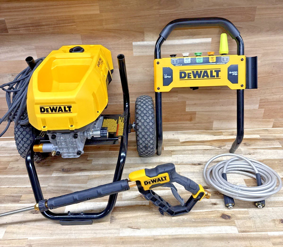 DEWALT Electric Pressure Washer 2400-PSI, 1.1-GPM missing soap container – Read