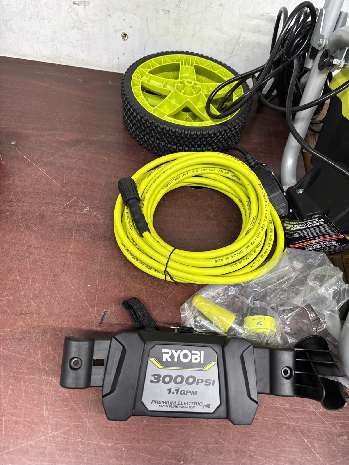 RYOBI 3000 PSI 1.1 GPM Cold Water Electric Pressure Washer