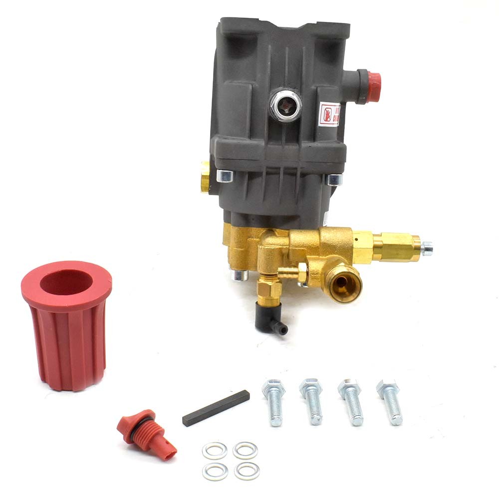 6.5HP Pressure Washer Axial Piston Pump Horizontal For 3/4″ Key Shaft Gas Engine