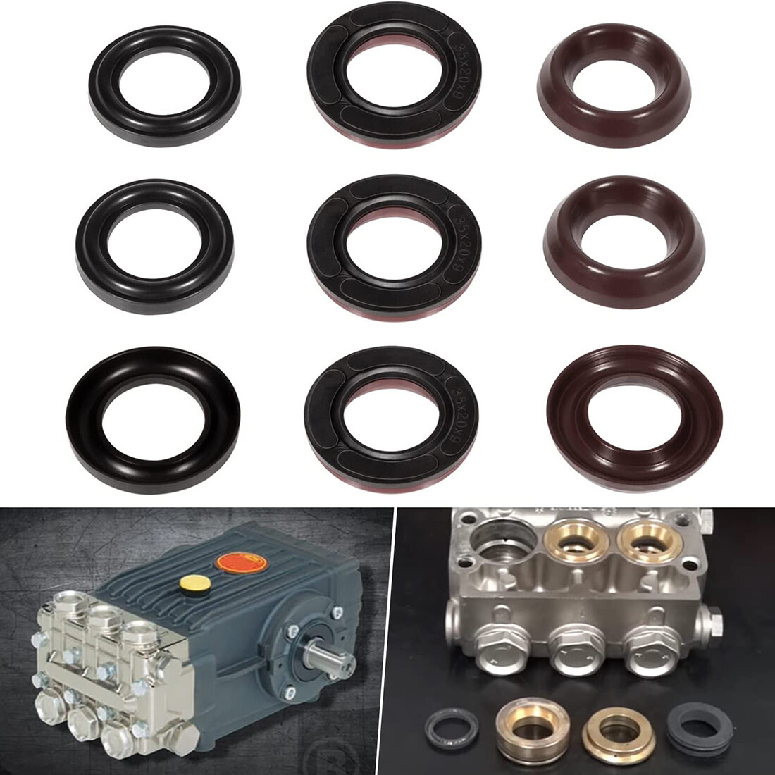 For General Pump Kit 69 Replacement Seal Packing K69 GP Interpump Repair Kit