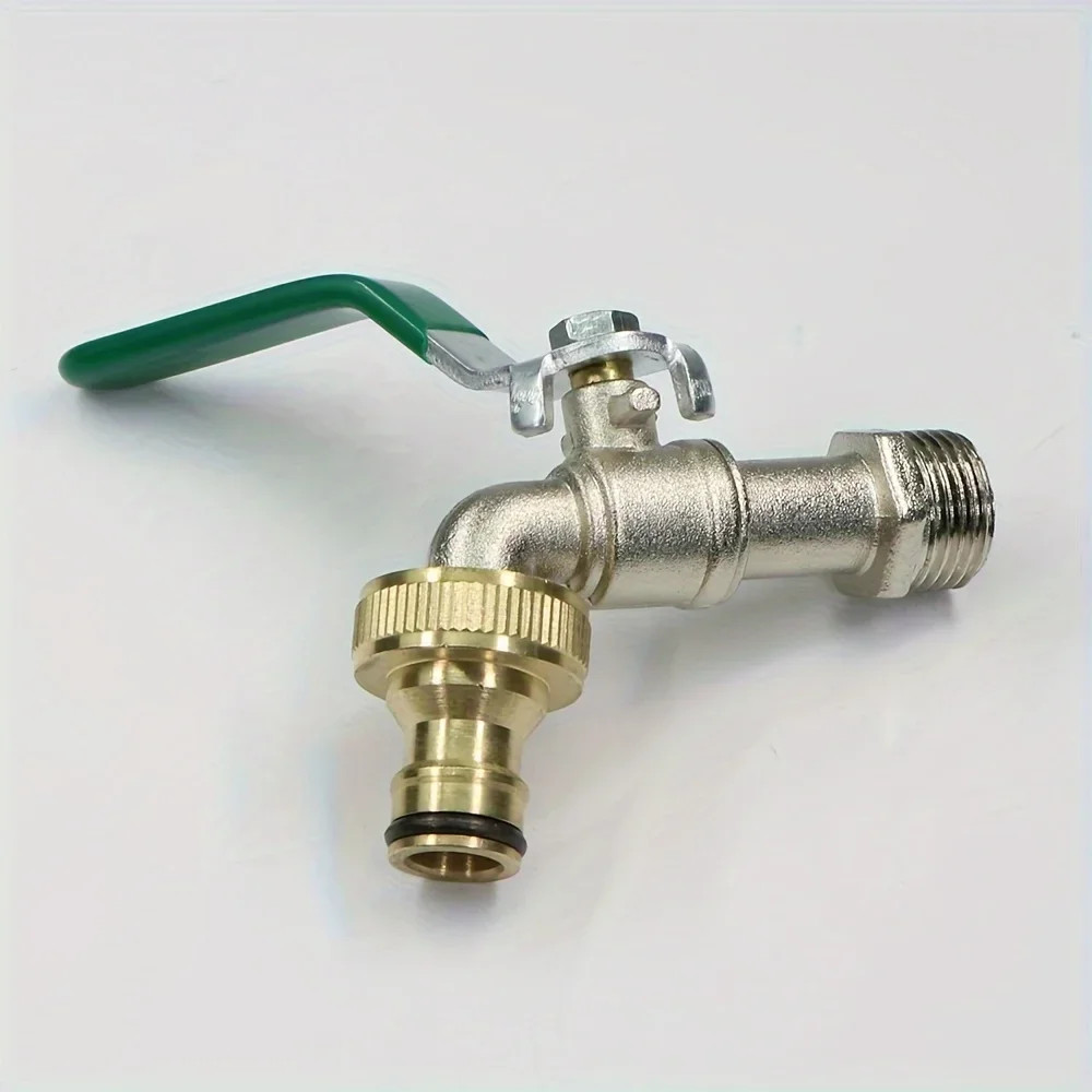 Brass Faucet Tap Connector Mixer Hose Adaptor Quick Connecter 1/2 3/4 Copper Hos