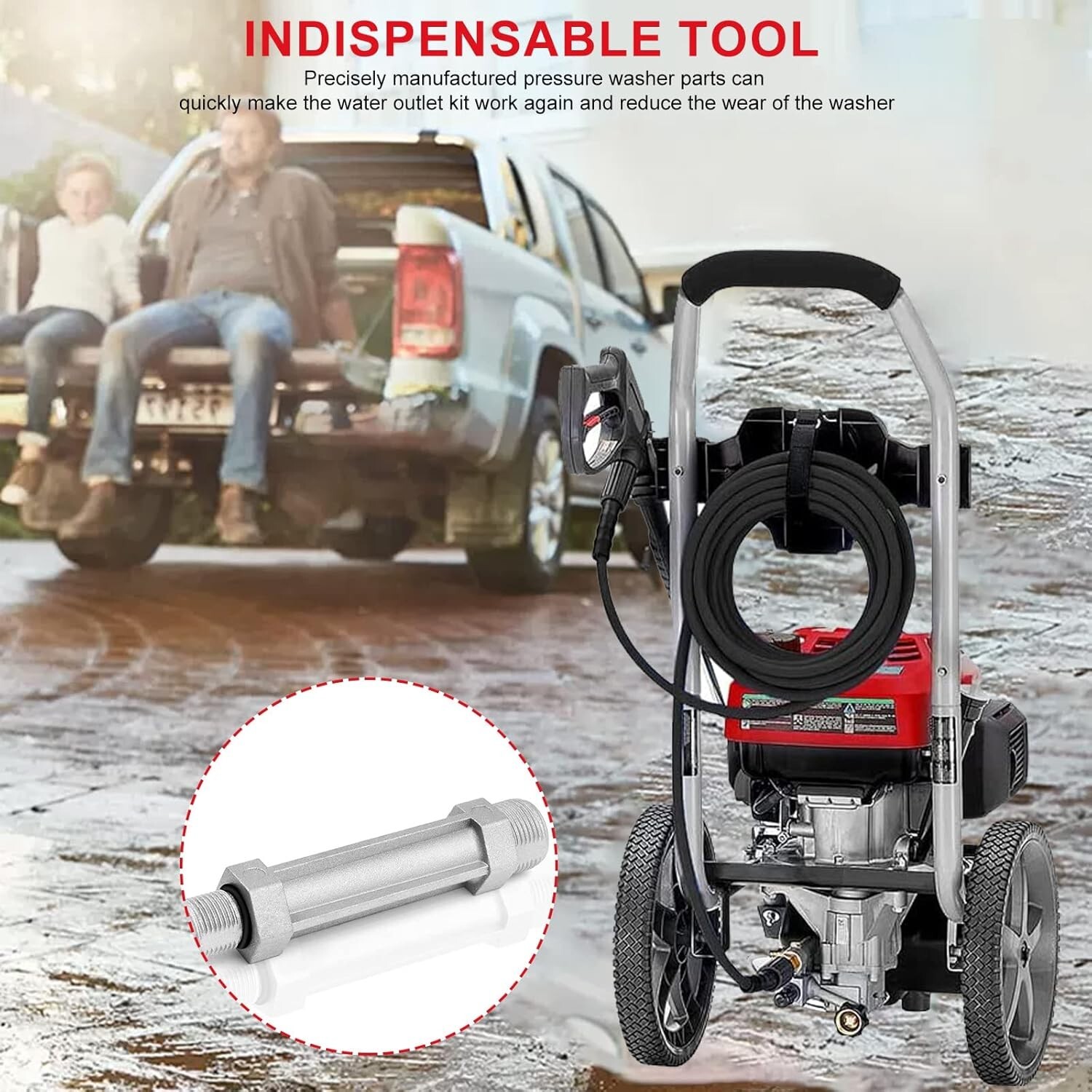 Pressure Washer Parts Outlet Tube Replacement for Craftsman Power Washer
