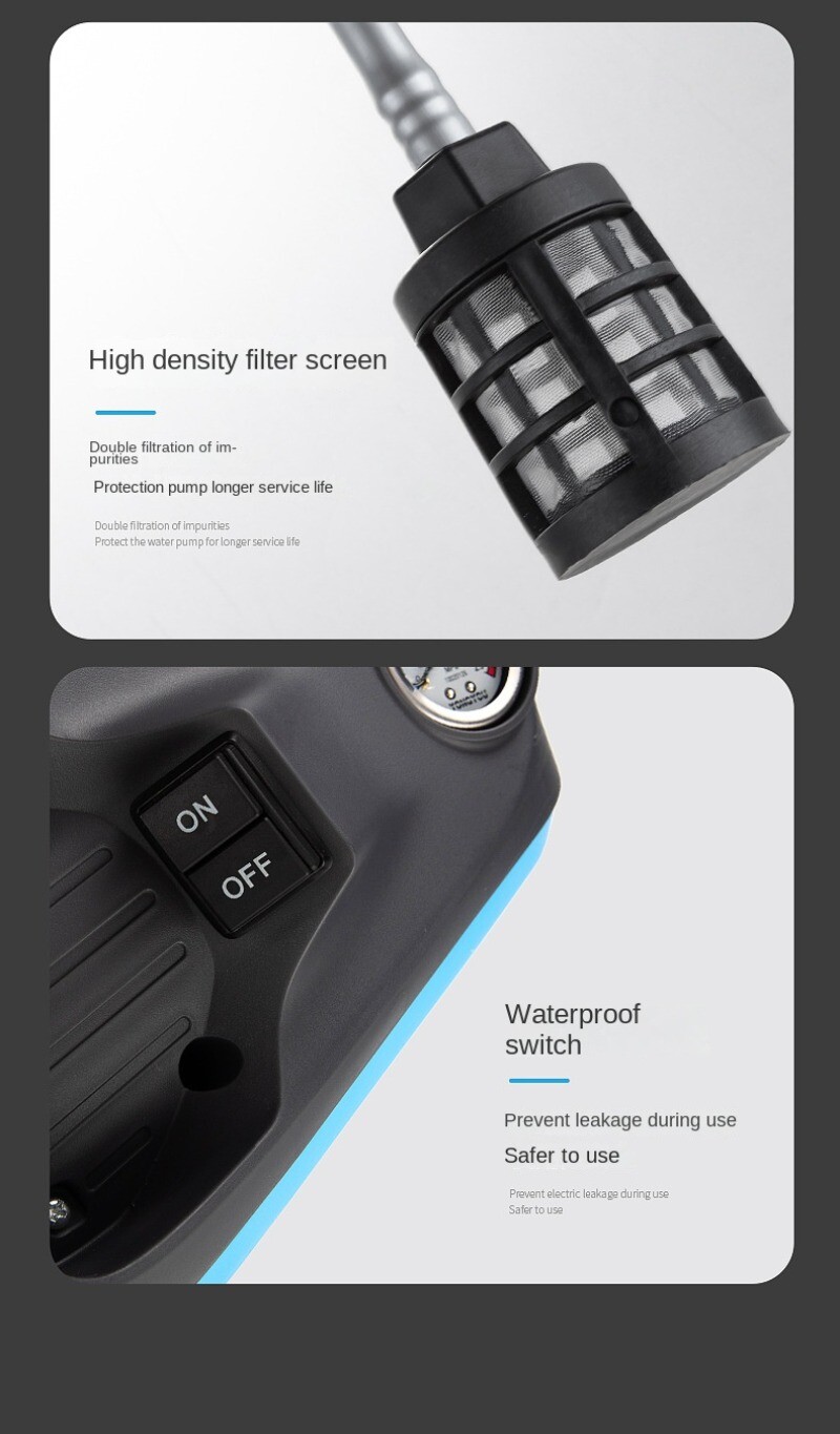 Car Wash Machine, High-Pressure 220V Household Use, High-Powered Washer