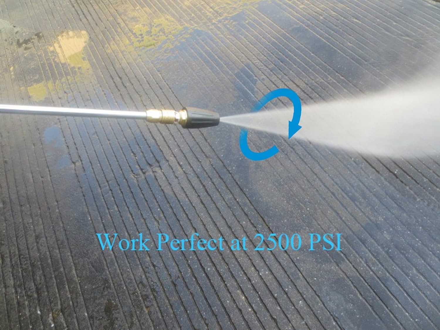 Heavy Duty 2500 PSI Turbo Nozzle for Pressure Washers – Quick Connect Capability