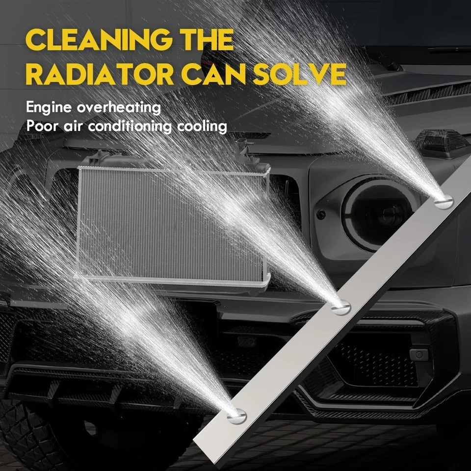 39”Portable Radiator Cleaning Wand,4500 PSI Radiator Flush and Cleaner Tool,Qui