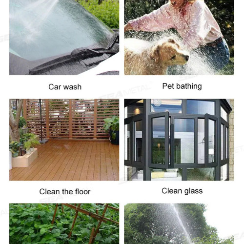 Hose hawk pressure Washer nozzle Pro 360° Rotating 3 spray Modes compact….