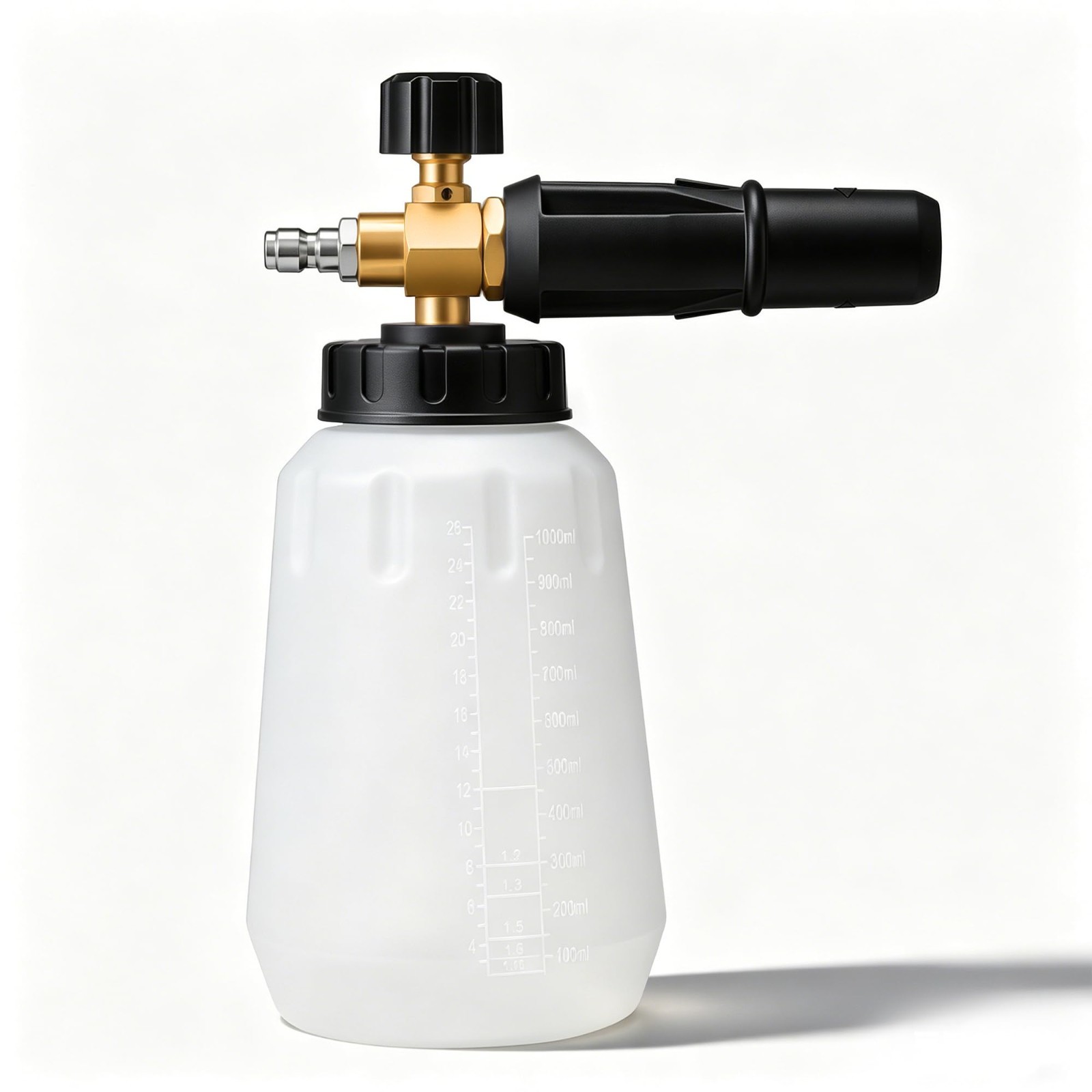 Foam Cannon for Pressure Washer – 1000ml Snow Foam Lance, Adjustable Spray, 1/4″