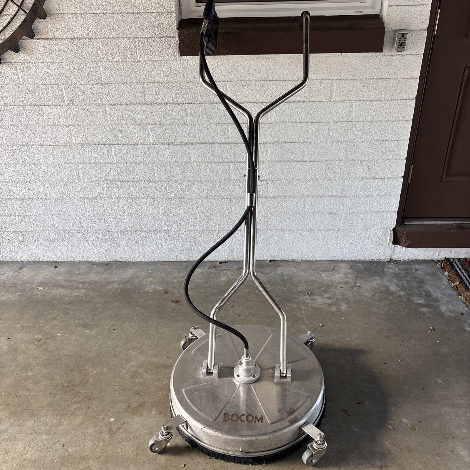 BOCOM 24-Inch Stainless Steel Pressure Washer Surface Cleaner – 4000 PSI Power