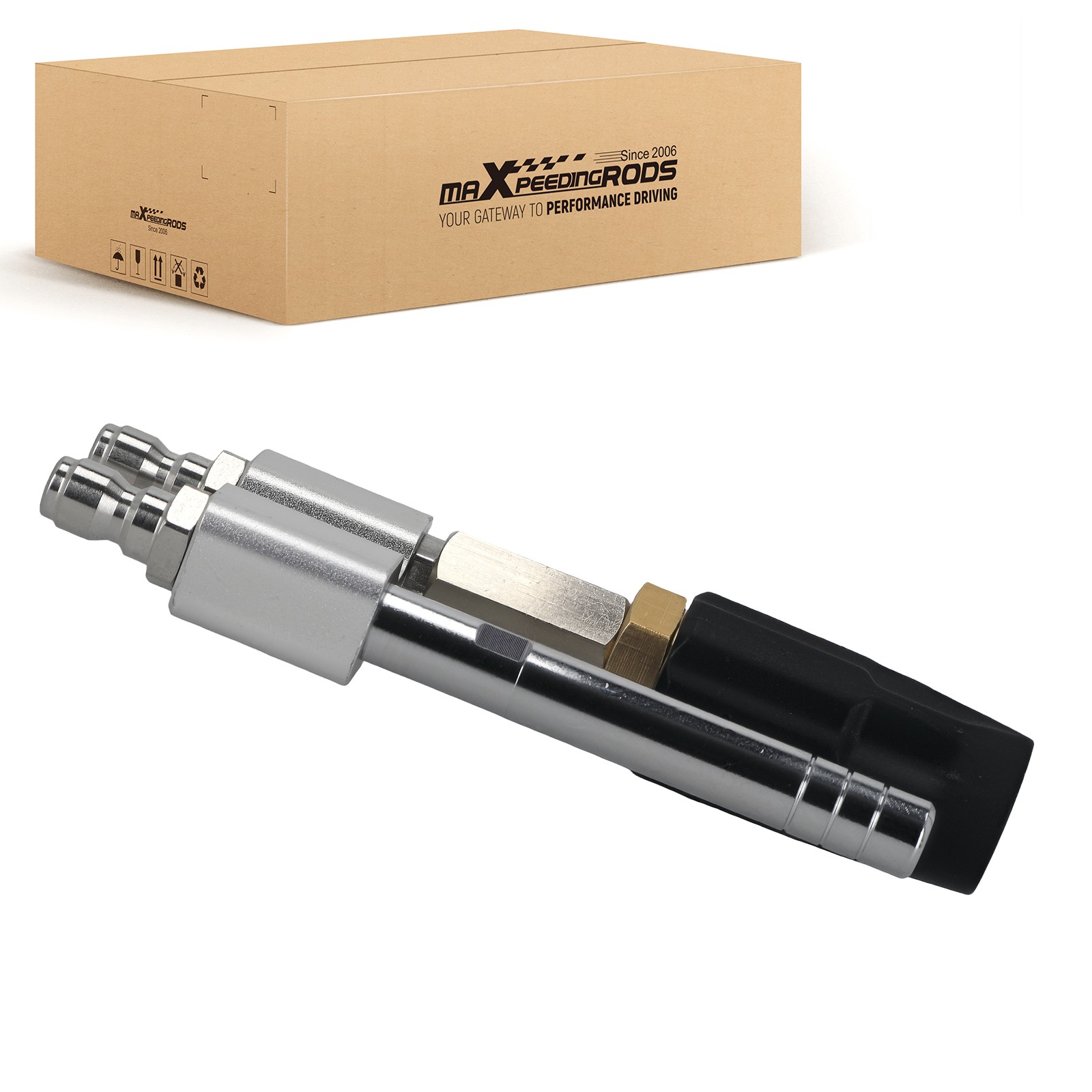 1* 2-in-1 Soft Wash Pressure Washer Nozzle Brass 6000 PSI Adjustable 0-60° Spray