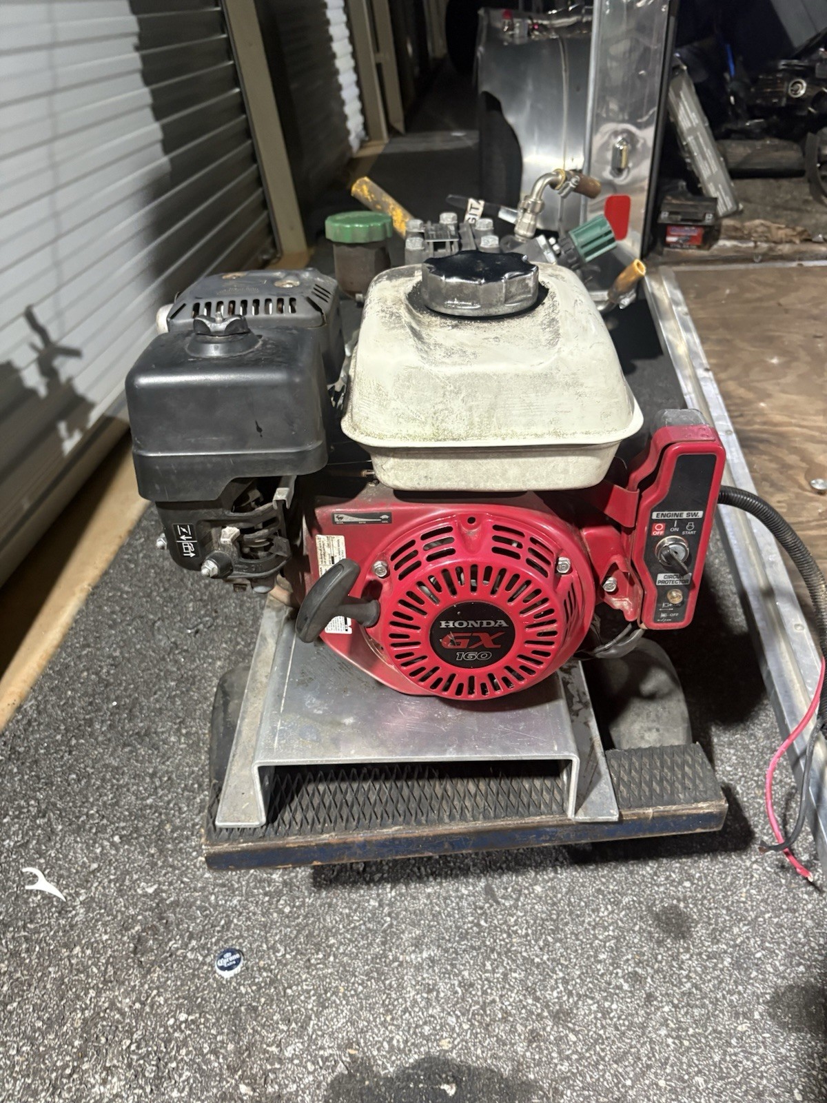 Honda GX160 Engine UDOR KAPPA 55 Diaphragm Pump Skid Sprayer Pressure Washer