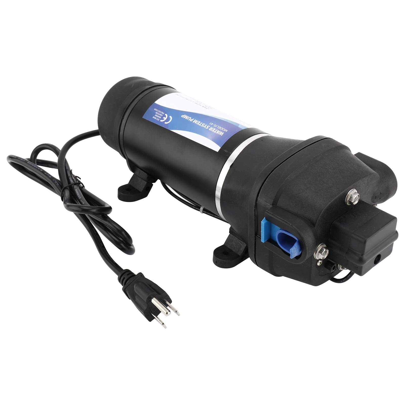 AC 115V Self Priming Water Pressure Diaphragm Pump 17LPM/4.5GPM 40PSI/2.8bar …
