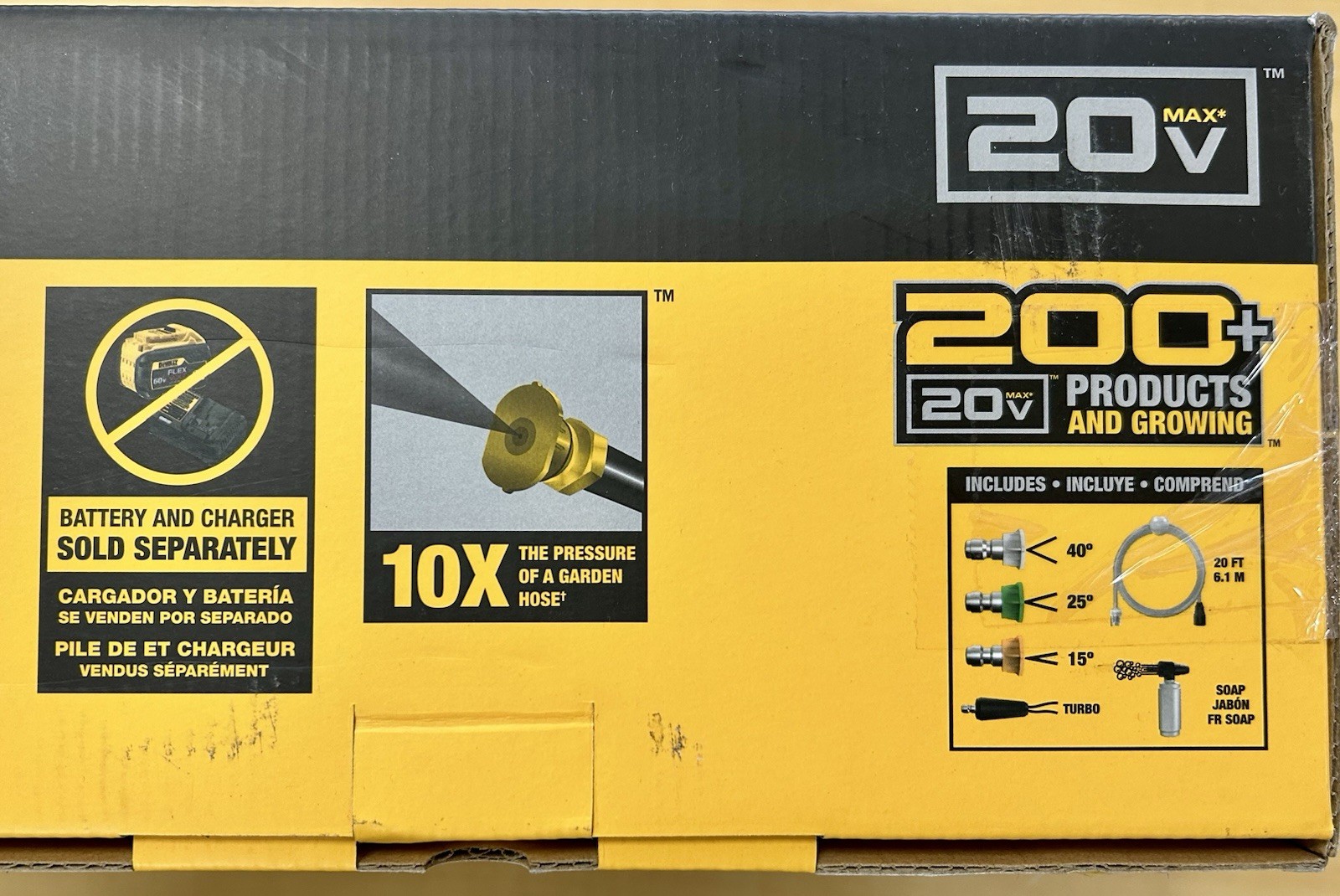 BRAND NEW DEWALT DCPW550B Power Cleaner Cordless Pressure Washer
