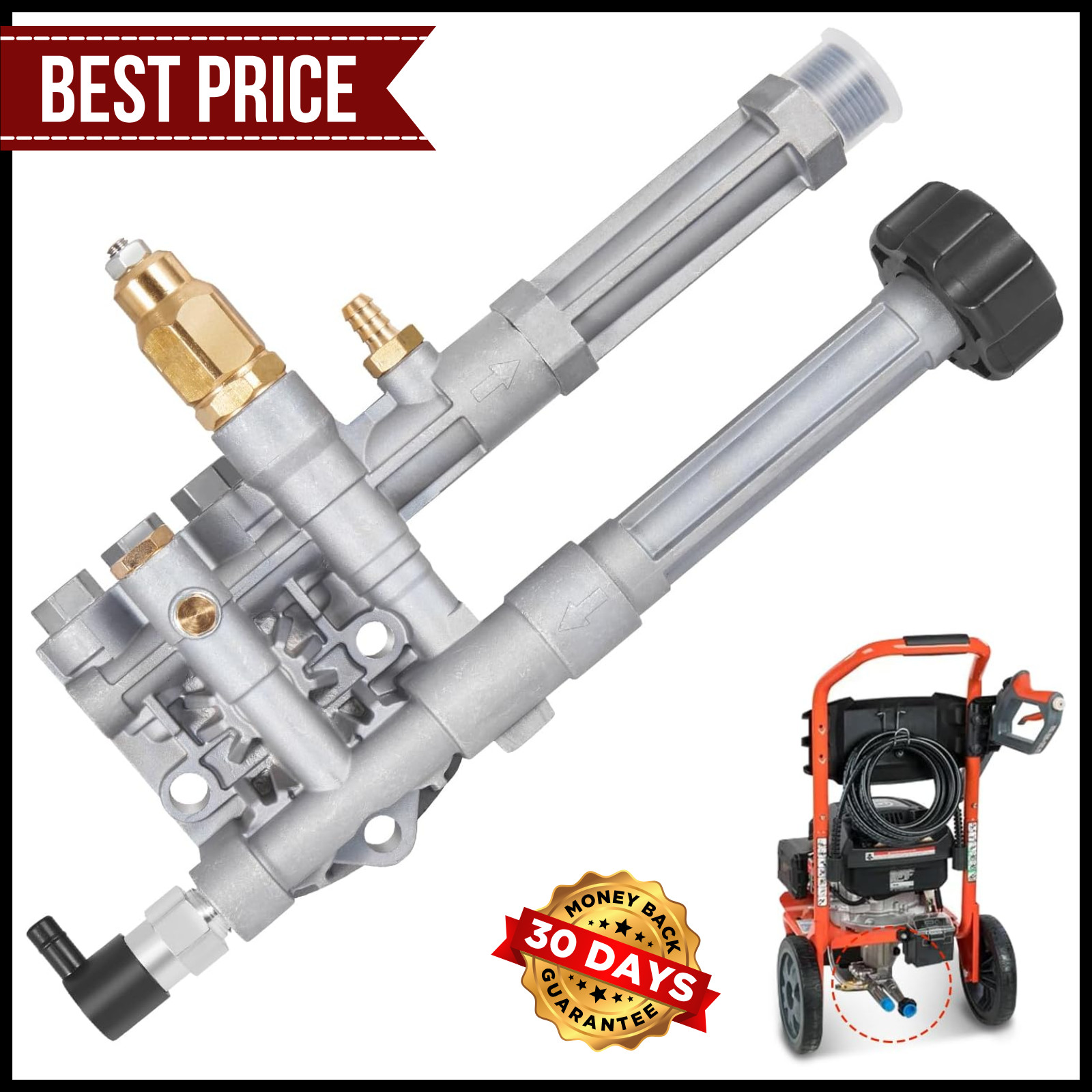 92841730 92840020 2800 Psi Pressure Washer Pump For Craftsman 580.752501 126T02