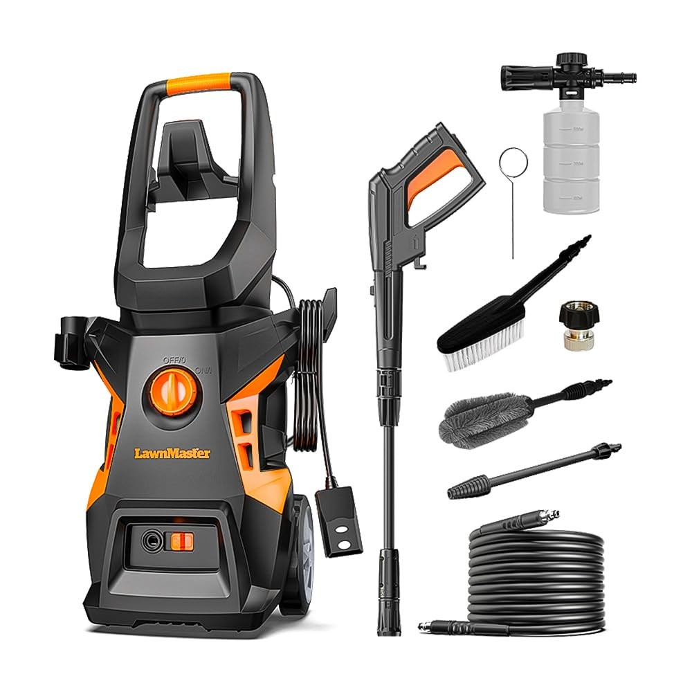 Lawnmaster Lt506-2000A Electric Pressure Washer 13 Amp 1.4 Gpm 2300 Max Psi Csa