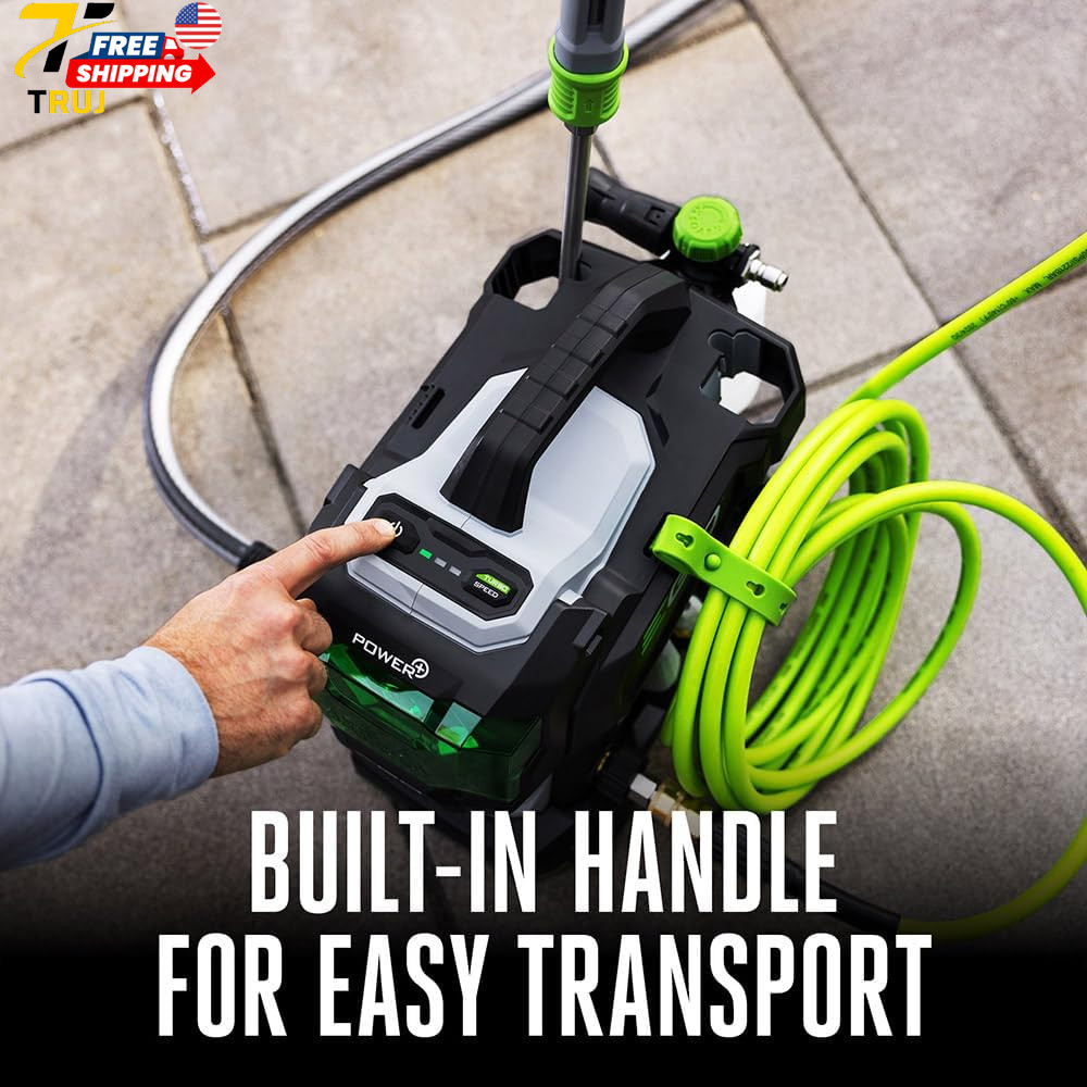 Electric Pressure Washer 2100 PSI Power Washer Battery&Charger Not Included HPW2