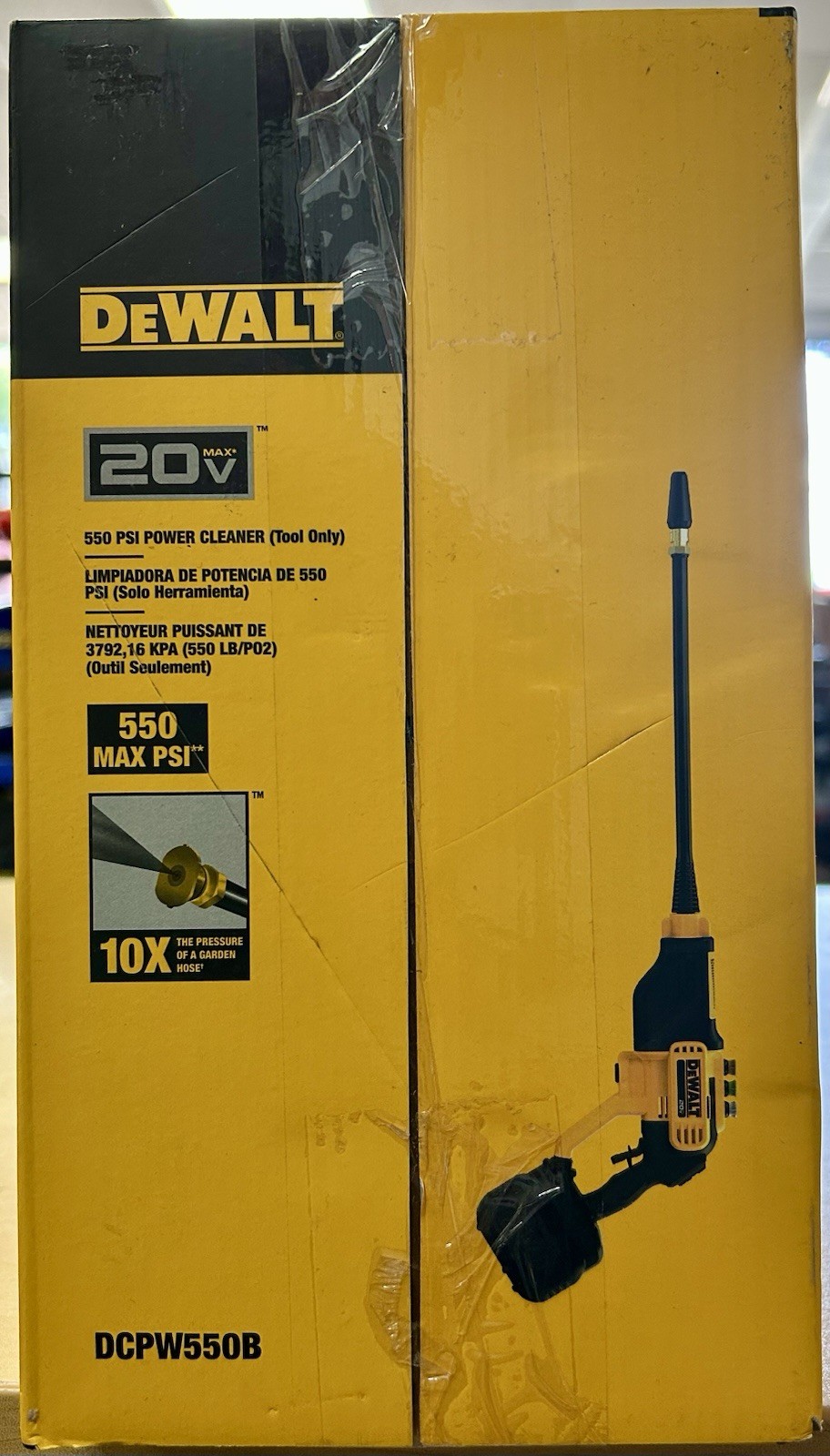 BRAND NEW DEWALT DCPW550B Power Cleaner Cordless Pressure Washer