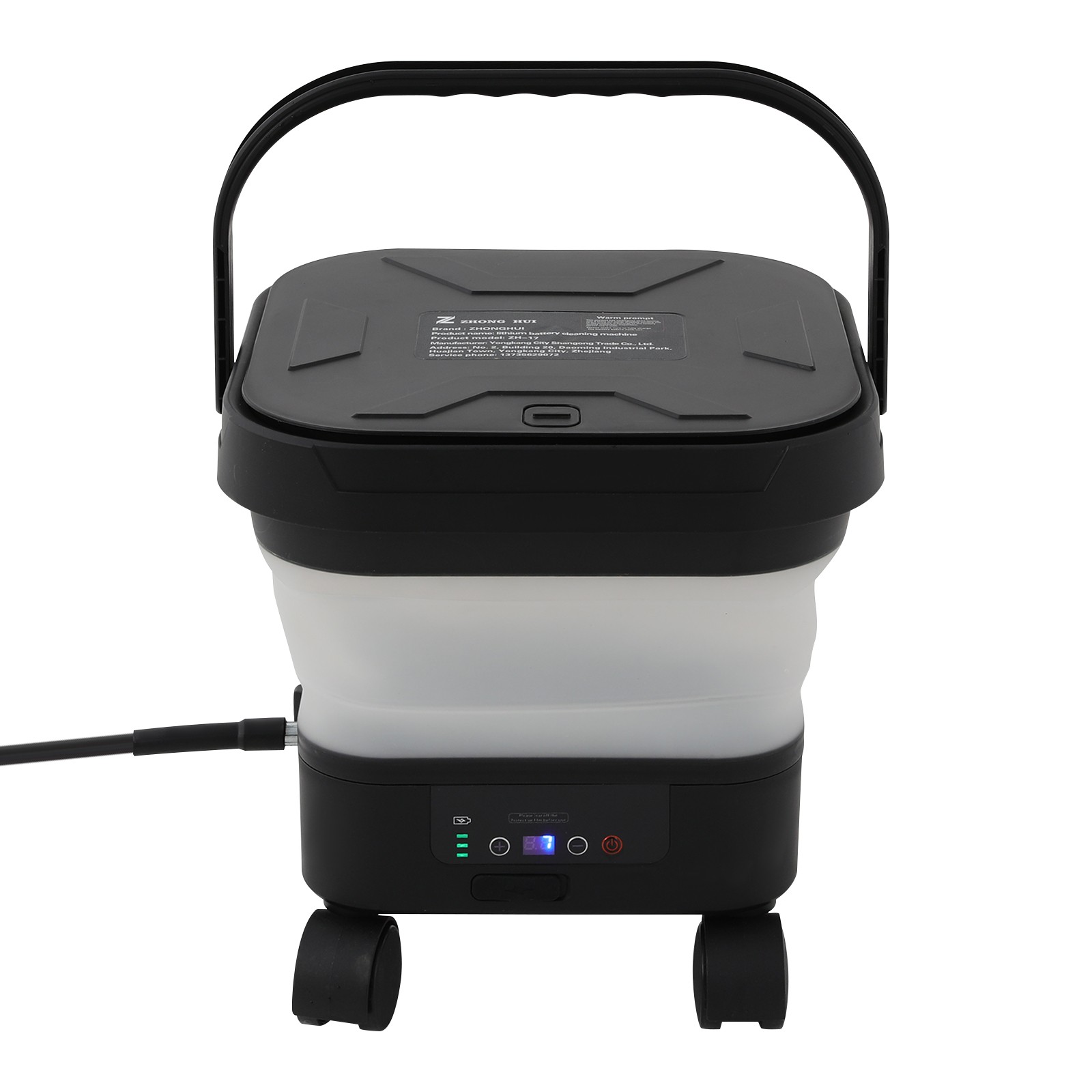 Portable Foldable Sprayer Washer Multifunction Car Wash Machine w/ Water Tank