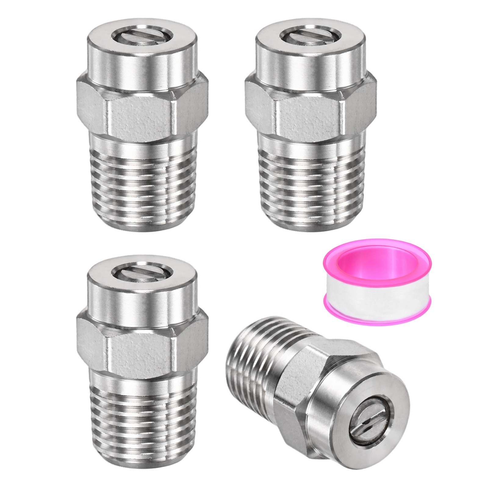 1/4″ NPT 15° Surface Cleaner Tip [4PCS] – Pressure Washer Nozzles [1.311MM Pore]